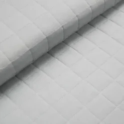 Quilts-Kirkland's Home Box Stitch Cotton Full/Queen 3-Pc. Quilt Set Gray