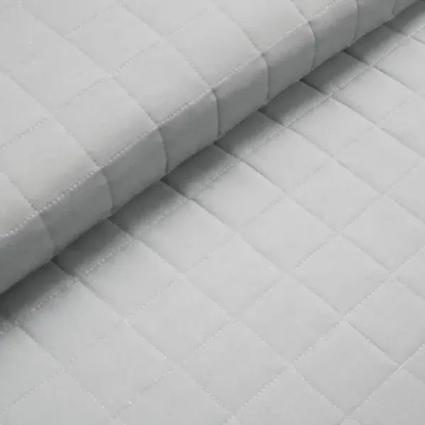 Quilts-Kirkland's Home Box Stitch Cotton Full/Queen 3-Pc. Quilt Set Gray