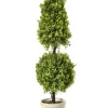 Trees & Topiaries-Kirkland's Home Boxwood Ball And Cone Topiary, 36 In.