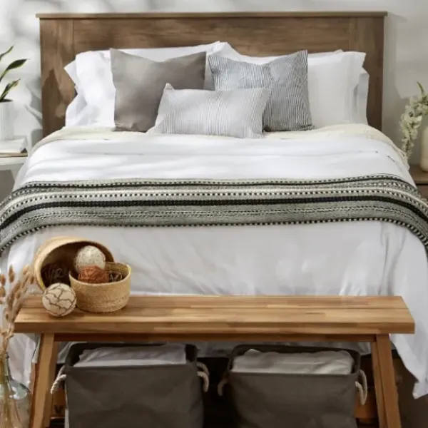 Blankets & Throws-Kirkland's Home Braided Fringe Throw Black