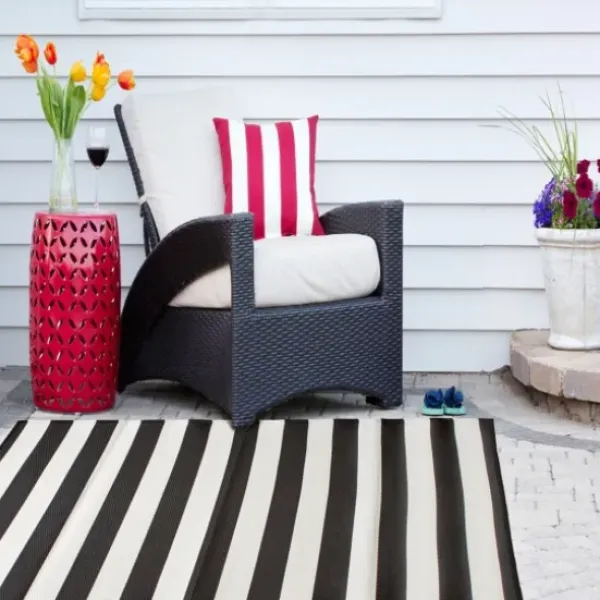 Outdoor Rugs-Kirkland's Home Braided Leah Indoor/Outdoor Area Rug, 3X5 Ivory