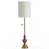 Buffet Lamps-Kirkland's Home Brass Darlington Buffet Lamp Gray