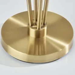 Floor Lamps-Kirkland's Home Brass Enoki 4-Arm Asymmetrical Floor Lamp Gold/Ivory
