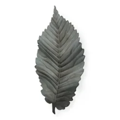 Wall Plaques-Kirkland's Home Brattea Leaf Metal Wall Plaque Blue/Gray
