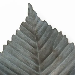 Wall Plaques-Kirkland's Home Brattea Leaf Metal Wall Plaque Blue/Gray