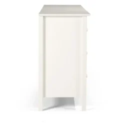Dressers & Chests-Kirkland's Home Brazilian Pine Wood 6-Drawer Dresser White