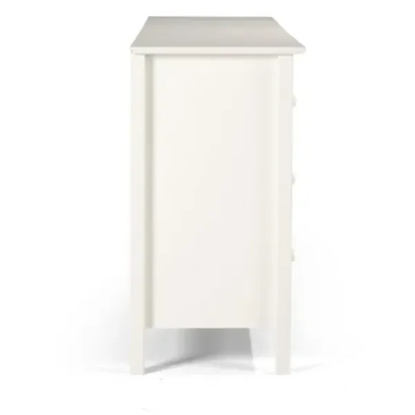 Dressers & Chests-Kirkland's Home Brazilian Pine Wood 6-Drawer Dresser White