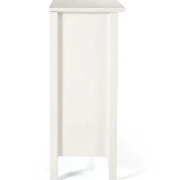 Bookshelves-Kirkland's Home Brazilian Pine Wood Short Bookshelf White