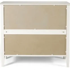 Bookshelves-Kirkland's Home Brazilian Pine Wood Short Bookshelf White
