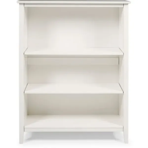 Bookshelves-Kirkland's Home Brazilian Pine Wood 3-Tier Bookshelf White