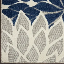 Outdoor Rugs-Kirkland's Home Bright Abstract Floral Outdoor Area Rug, 5X7 Blue/Red/Green