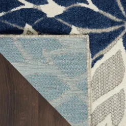 Outdoor Rugs-Kirkland's Home Bright Abstract Floral Outdoor Area Rug, 5X7 Blue/Red/Green