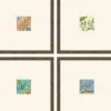 Framed Art-Kirkland's Home Bright Botanicals I Framed Art Prints, Set Of 4 White/Multi
