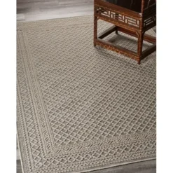 Outdoor Rugs-Kirkland's Home Bright Branches Round Outdoor Area Rug, 5X5 Orange/Green/Blue