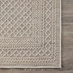 Outdoor Rugs-Kirkland's Home Bright Branches Round Outdoor Area Rug, 5X5 Orange/Green/Blue
