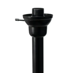 Floor Lamps-Kirkland's Home Bronze And White 3-Scallop Glass Floor Lamp Brown