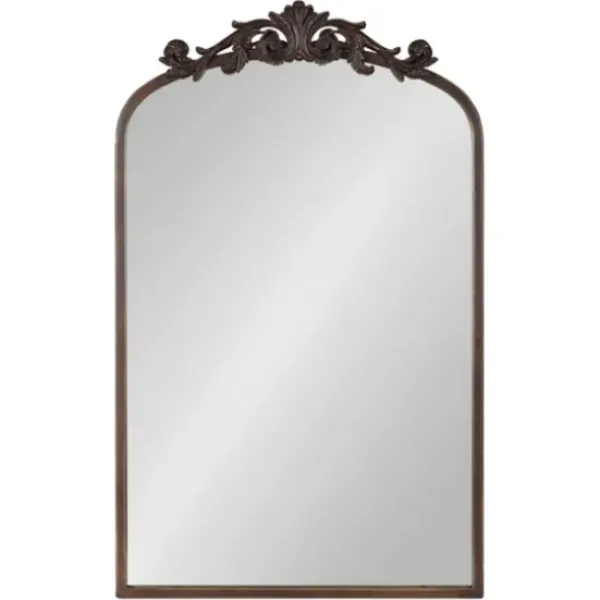 Decorative Mirrors-Kirkland's Home Bronze Arendahl Arched Mirror, 19X31 In. Brown