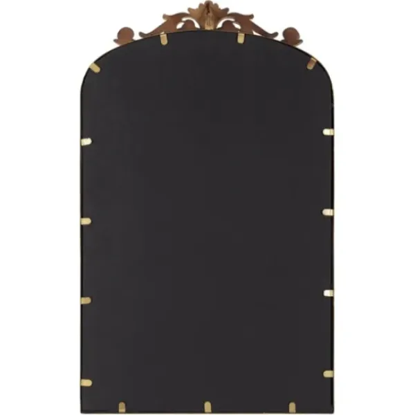 Decorative Mirrors-Kirkland's Home Bronze Arendahl Arched Mirror, 19X31 In. Brown