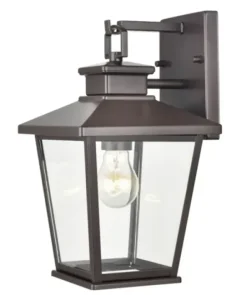 Outdoor Lighting-Kirkland's Home Bronze Classic Lantern Outdoor Sconce Brown