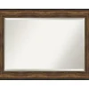 Decorative Mirrors-Kirkland's Home Bronze Frame Beveled Mirror, 43.5X31.5 In.