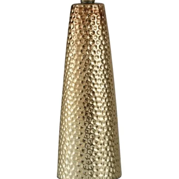 Table Lamps-Kirkland's Home Bronze Hammered Table Lamp White