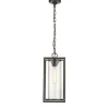 Outdoor Lighting-Kirkland's Home Bronze Lantern Outdoor Pendant Light Brown