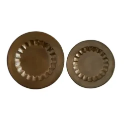 Wall Plaques-Kirkland's Home Bronze Metal Moroccan Wall Sculptures, Set Of 2 Brown