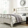 Beds & Headboards-Kirkland's Home Bronze Metal Pipe Queen Bed Gold