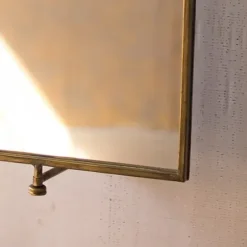 Decorative Mirrors-Kirkland's Home Bronze Metal Rectangle Tilting Mirror
