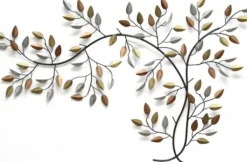Wall Plaques-Kirkland's Home Bronze Metal Tree Branch Wall Plaque Brown/Gold/Silver