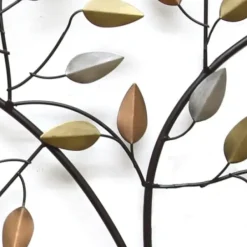 Wall Plaques-Kirkland's Home Bronze Metal Tree Branch Wall Plaque Brown/Gold/Silver