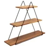 Shelves-Kirkland's Home Bronze Metal Triangle Frame Wall Shelf