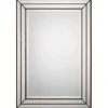 Decorative Mirrors-Kirkland's Home Bronze Metallic Grooved Texture Wall Mirror Brown