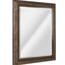 Framed Mirrors-Kirkland's Home Bronze Ornate Beveled Framed Wall Mirror