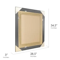 Framed Mirrors-Kirkland's Home Bronze Ornate Beveled Framed Wall Mirror