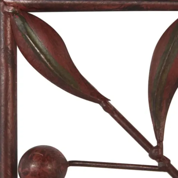 Wall Plaques-Kirkland's Home Bronze Scrollwork 4-Pc. Panel Wall Art Brown