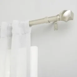 Curtain Rods & Hardware-Kirkland's Home Bronze Stacked Cylinder Curtain Rod, 120 In.