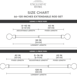 Curtain Rods & Hardware-Kirkland's Home Bronze Stacked Cylinder Curtain Rod, 120 In.