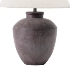 Table Lamps-Kirkland's Home Bronze Urn Resin Table Lamp Ivory