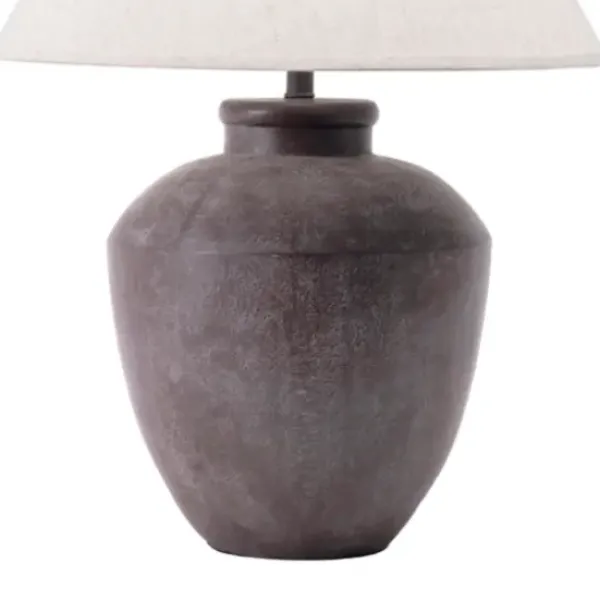Table Lamps-Kirkland's Home Bronze Urn Resin Table Lamp Ivory