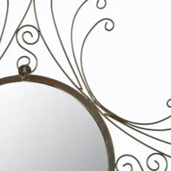 Decorative Mirrors-Kirkland's Home Bronze Victorian Curved Frame Mirror