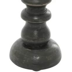 Candle Holders-Kirkland's Home Bronze Wood Column Candle Holders, Set Of 3 Brown