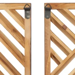 Wall Plaques-Kirkland's Home Bronze Wood Geometric Wall Plaques, Set Of 3 Tan
