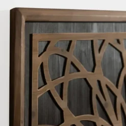 Wall Plaques-Kirkland's Home Brown And Black Medallion Wood Wall Plaque Brown/Black