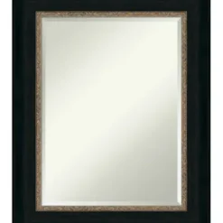 Decorative Mirrors-Kirkland's Home Brown And Bronze Scalloped Edge Frame Mirror