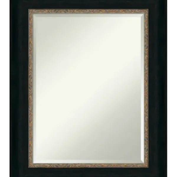 Decorative Mirrors-Kirkland's Home Brown And Bronze Scalloped Edge Frame Mirror