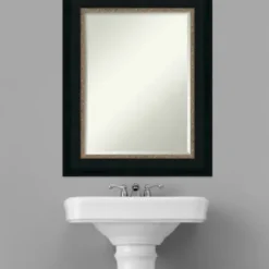 Decorative Mirrors-Kirkland's Home Brown And Bronze Scalloped Edge Frame Mirror