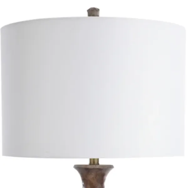 Table Lamps-Kirkland's Home Brown And Gold Gourd Table Lamp White