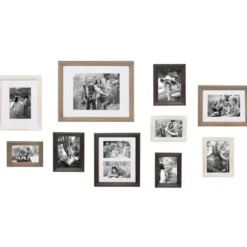 Gallery Wall Frames-Kirkland's Home Brown And Gray 10-Pc. Gallery Wall Frame Set