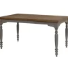 Dining Tables-Kirkland's Home Brown And Gray Traditional Wood Dining Table Brown/Gray